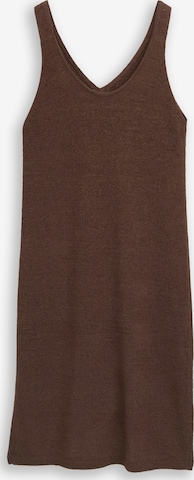 Robes en maille TOM TAILOR DENIM en marron : devant