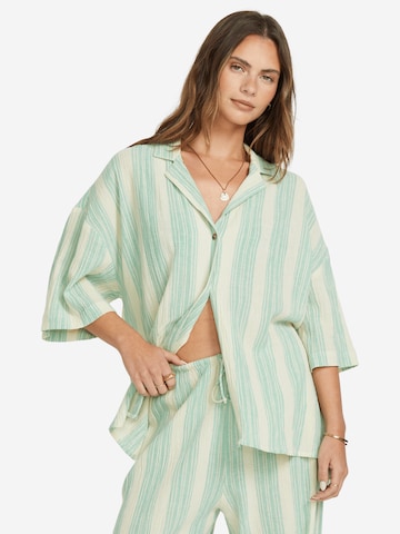 BILLABONG Bluse 'Beach Side' in Grün: Vorderseite