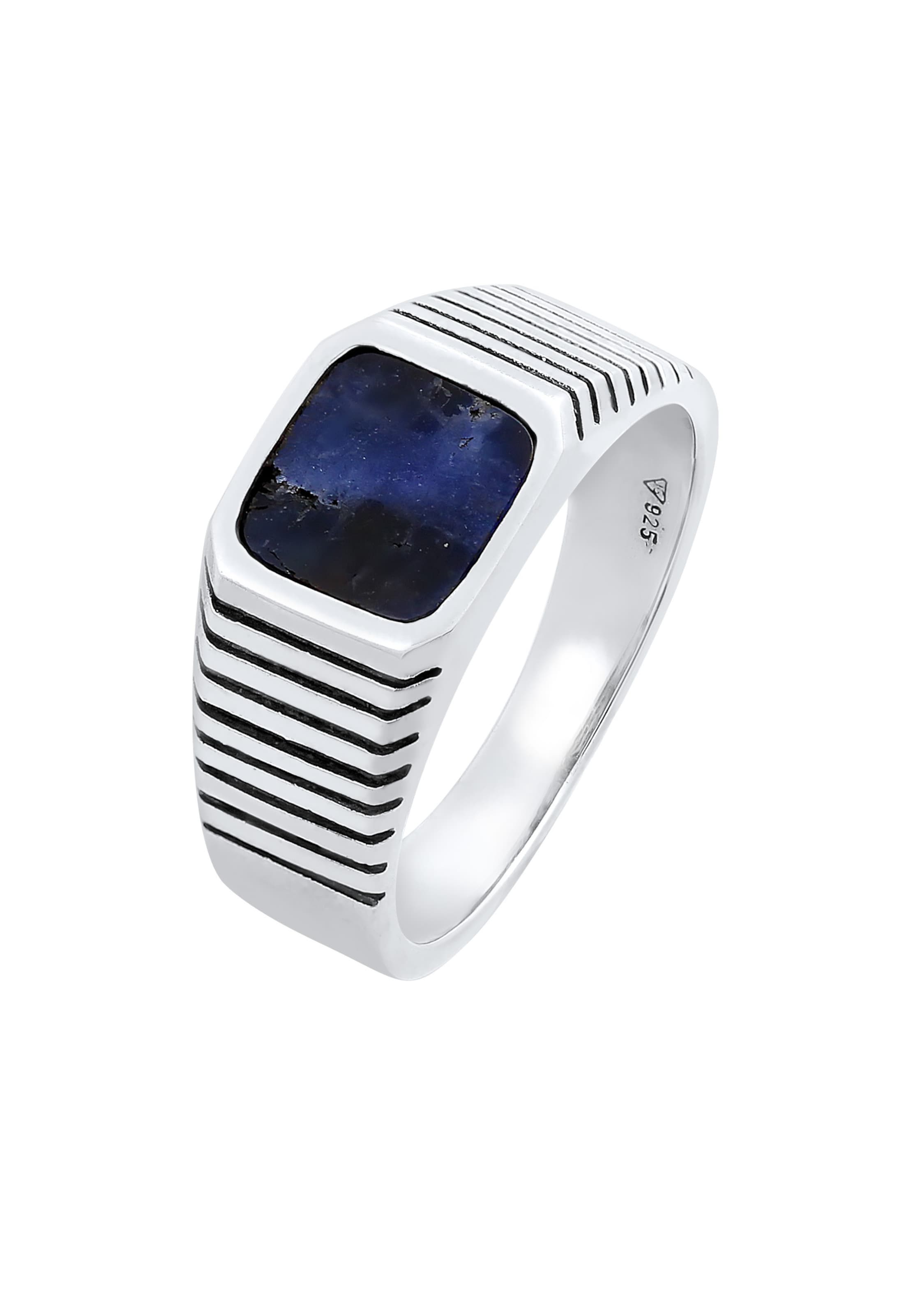 KUZZOI Кольцо в Серебристый: спереди