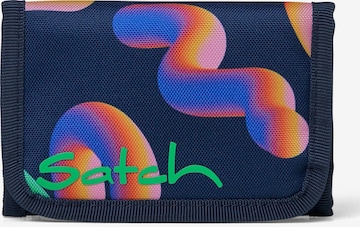 Portamonete di Satch in blu: frontale