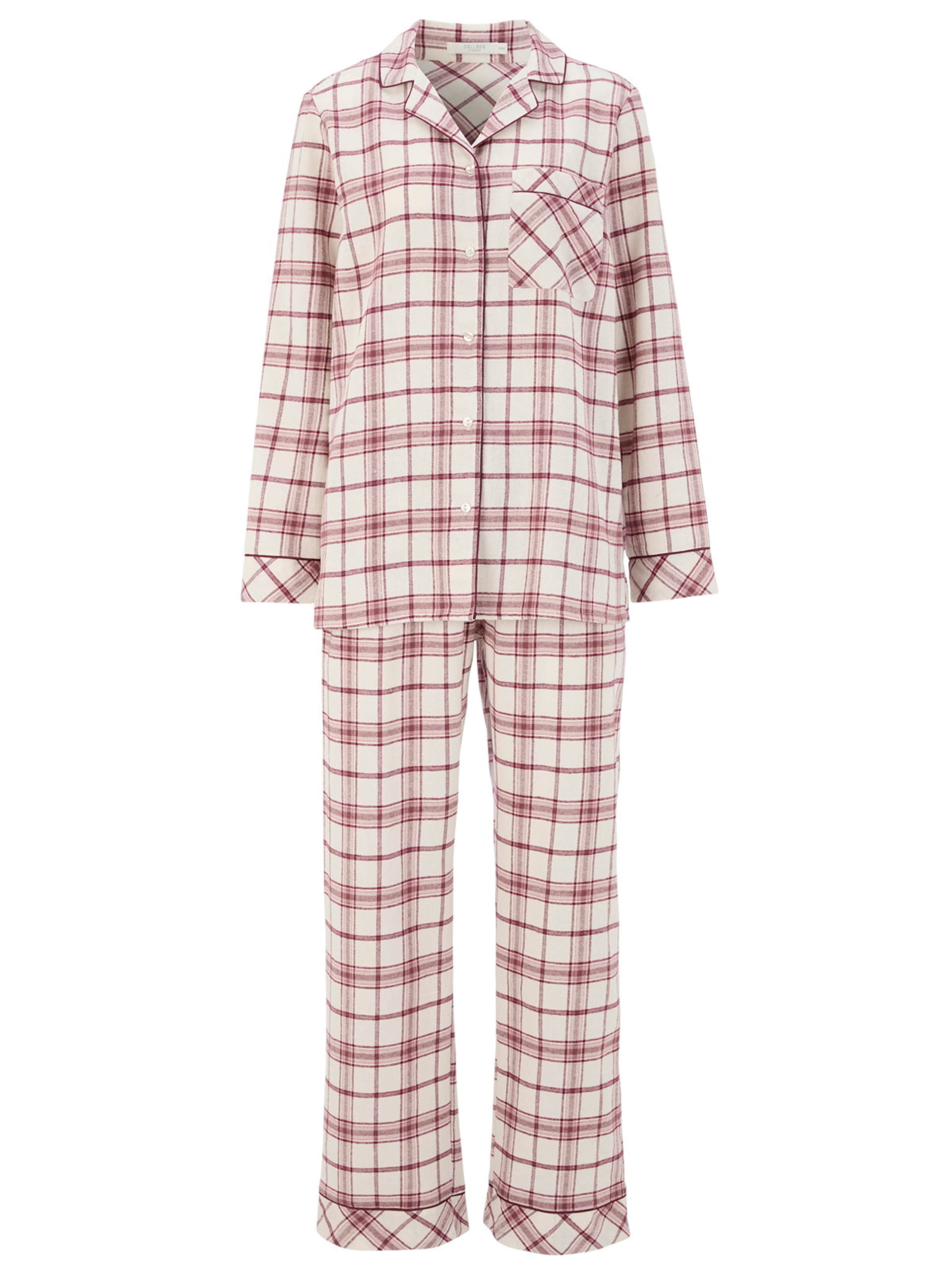Cellbes of Sweden Pyjama in Beige: voorkant