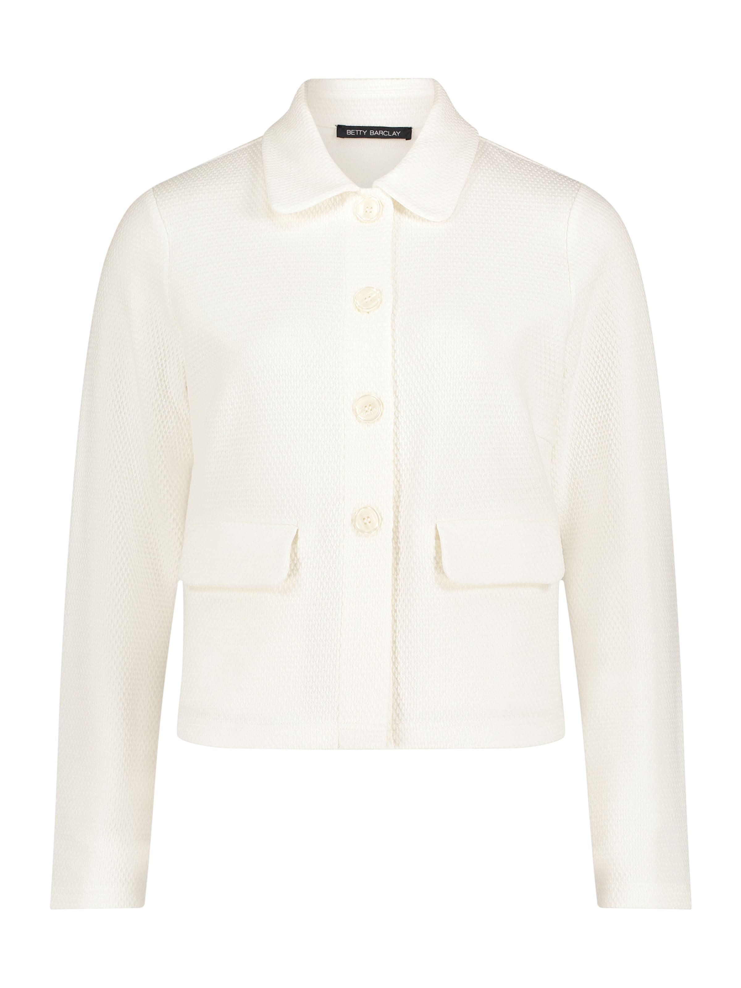 Betty Barclay Sweatvest in Wit: voorkant