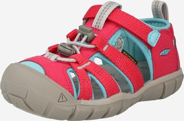 KEEN Sandalen 'Seacamp II' in Rood: voorkant