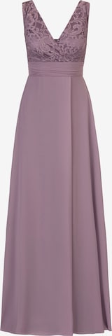 Robe de soirée Kraimod en violet : devant