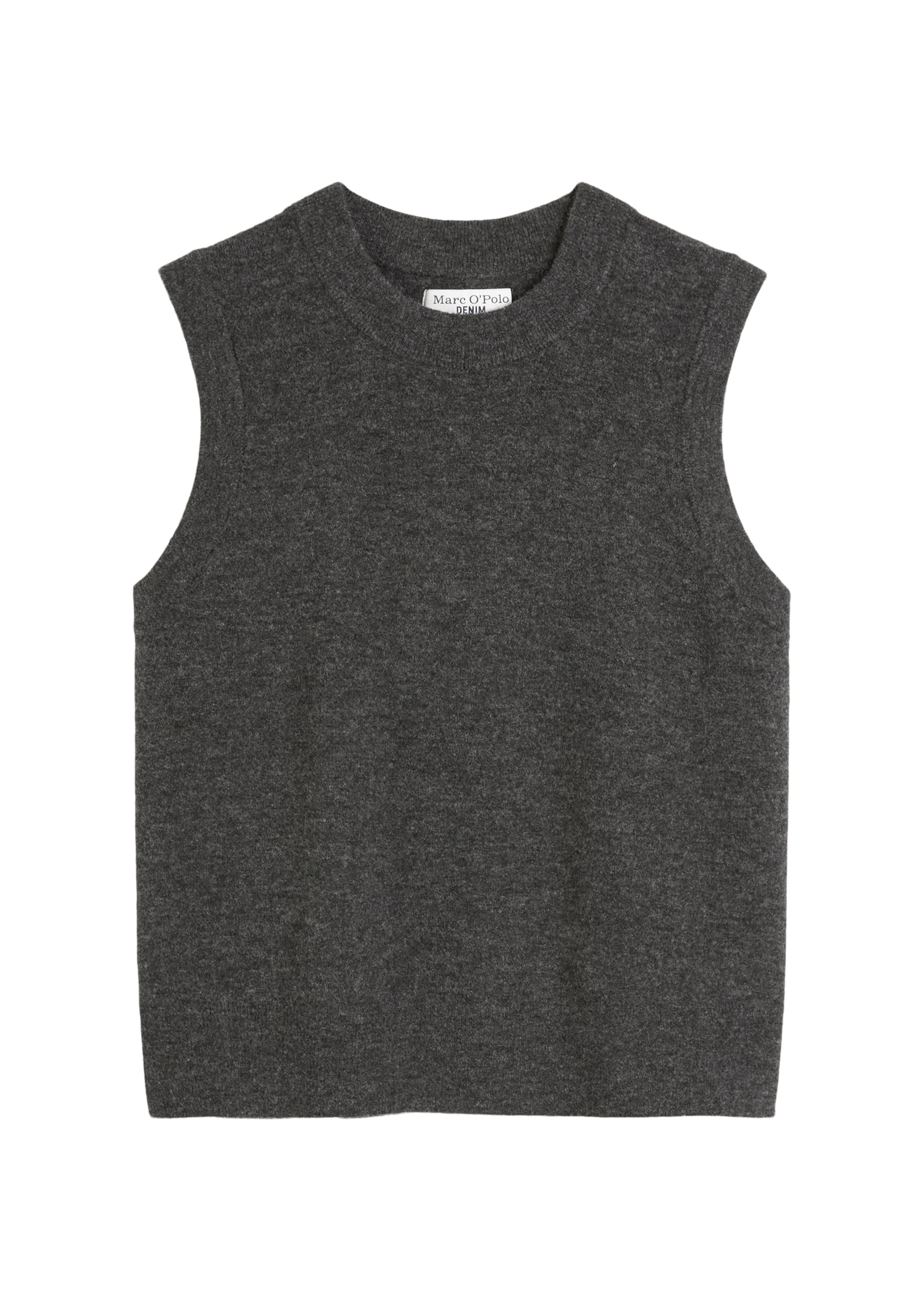 Marc O'Polo DENIM Strickweste in Grau: Vorderseite