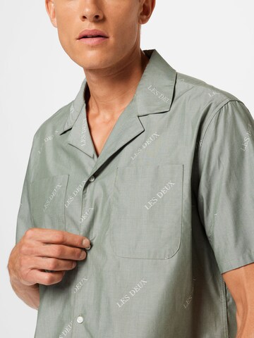 Les Deux Regular fit Button Up Shirt in Green