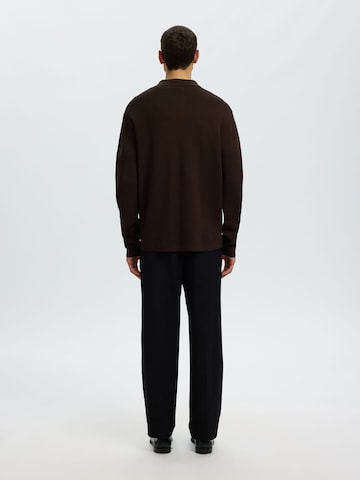 SELECTED Sweater 'SLHTeller' in Brown