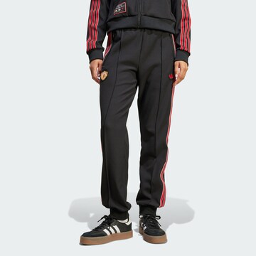 Regular Pantalon de sport 'Manchester United Terrace Icons' ADIDAS ORIGINALS en noir : devant