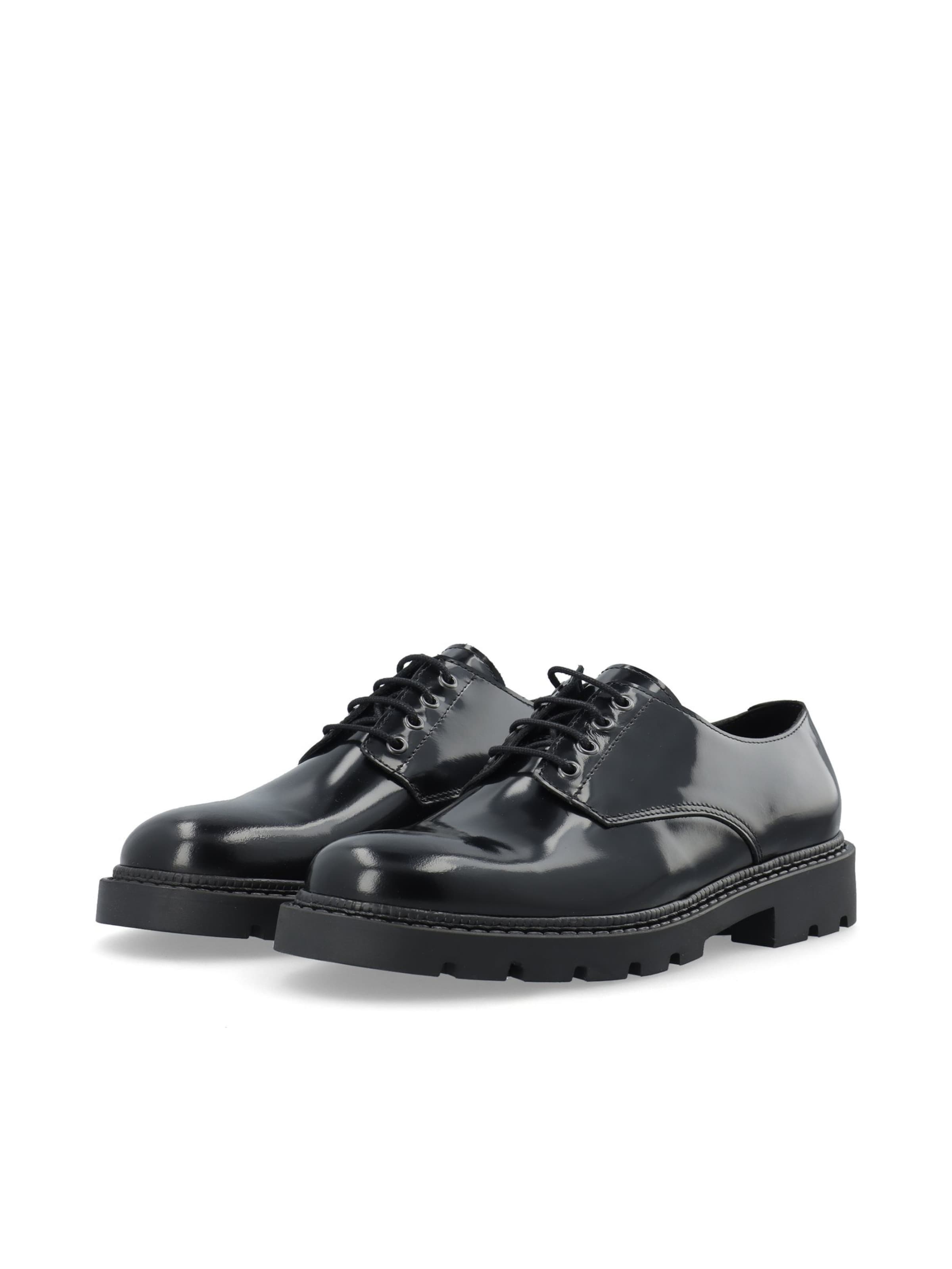 Bianco Lace-up shoe 'JEFF' in Black