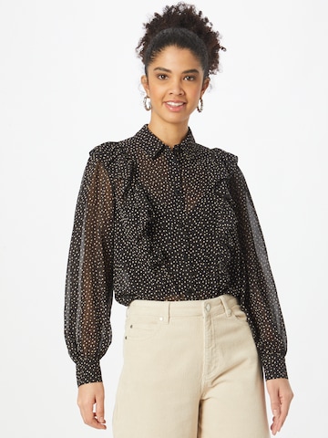 SISTERS POINT Blouse in Black: front