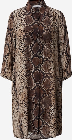 Rochie tip bluză de la PRINCESS GOES HOLLYWOOD pe maro: față