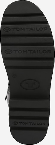 TOM TAILOR - Botas con cordones en negro