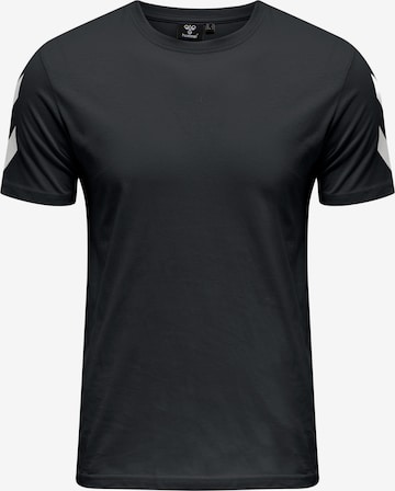 T-Shirt fonctionnel Hummel en noir : devant