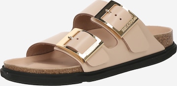 BIRKENSTOCK Пантолеты в Бежевый: спереди