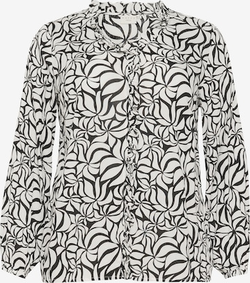 KAFFE CURVE Blouse 'Ellena' in White: front