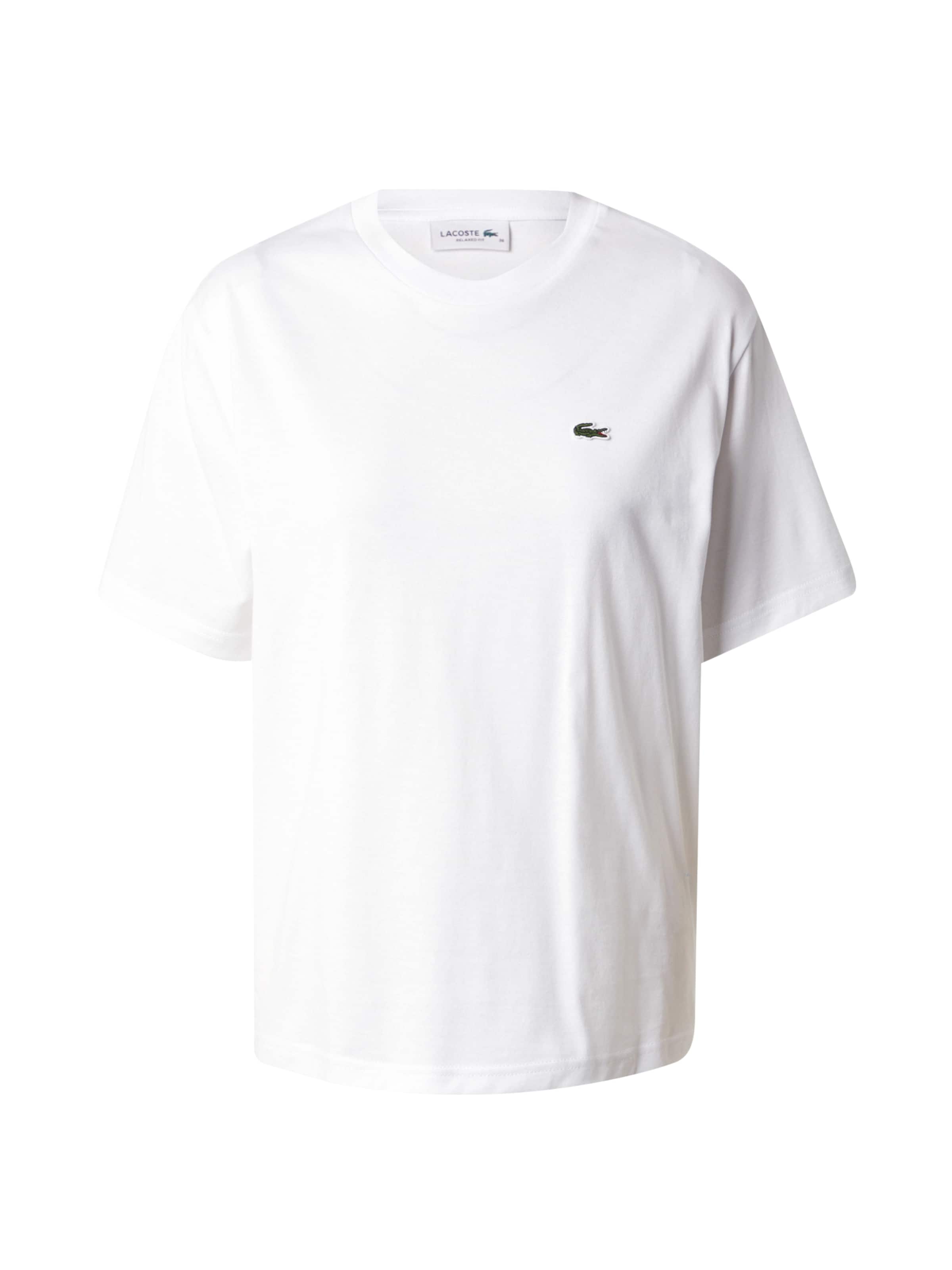 Maglietta di LACOSTE in bianco: frontale