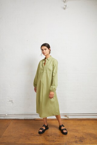 Aligne Shirt Dress 'Eliza' in Green: front