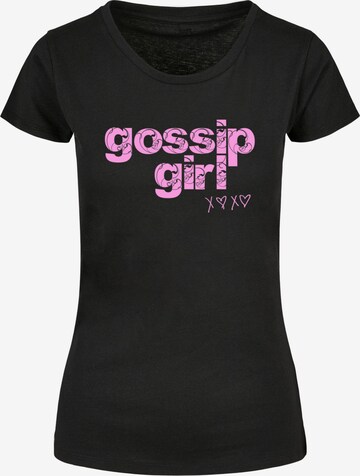ABSOLUTE CULT T-Shirt 'Gossip Girl - Swirl' in Schwarz: predná strana