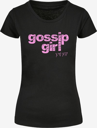 ABSOLUTE CULT T-Shirt 'Gossip Girl - Swirl' in orchidee / schwarz, Produktansicht