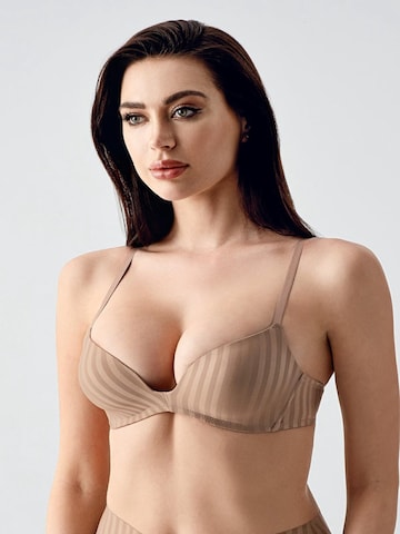 Push-up Soutien-gorge C&City en marron