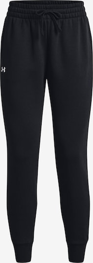 UNDER ARMOUR Pantalon de sport 'Rival' en noir / blanc, Vue avec produit