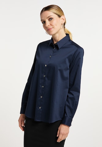 usha BLACK LABEL Bluse in Blau: predná strana