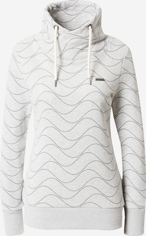 WLD Sweatshirt 'Winterwaves' in Grey: front