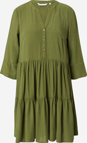 TOM TAILOR DENIM Shirt Dress in Green: front