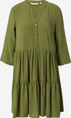 TOM TAILOR DENIM Shirt dress in Green: front