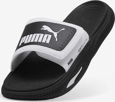 PUMA Strand-/badschoen 'SoftridePro' in de kleur Zwart / Wit, Productweergave