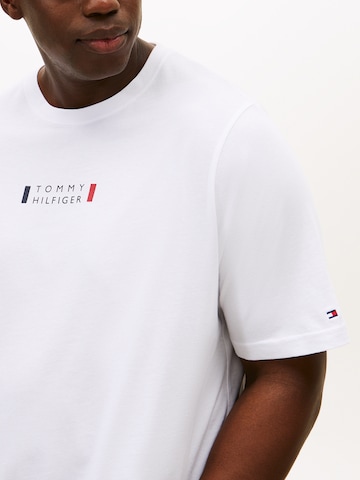 Tommy Hilfiger Big & Tall T-Shirt 'BRAND LOVE SMALL CENTER' in Weiß