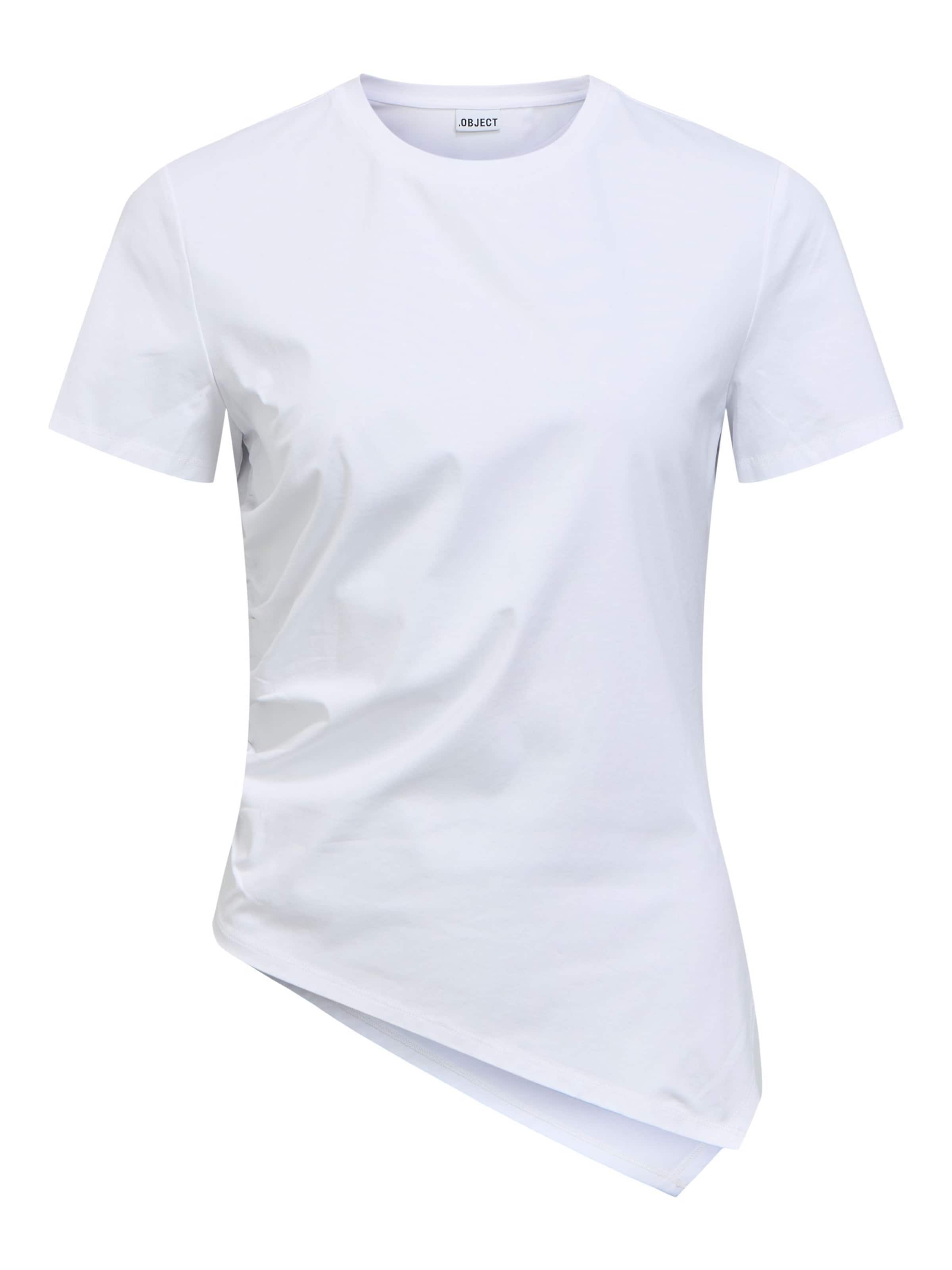 OBJECT T-Shirt 'OBJBelle' in Weiß: Vorderseite