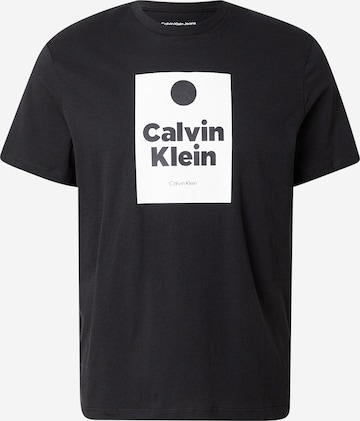 juoda Calvin Klein Jeans Marškinėliai: priekis