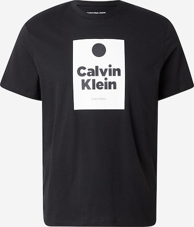 Calvin Klein Jeans Majica u crna / bijela, Pregled proizvoda