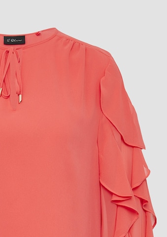 s.Oliver BLACK LABEL Blouse in Red