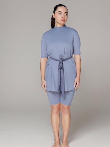 SIYA Swimwear Badpak 'South' in Blauw: voorkant