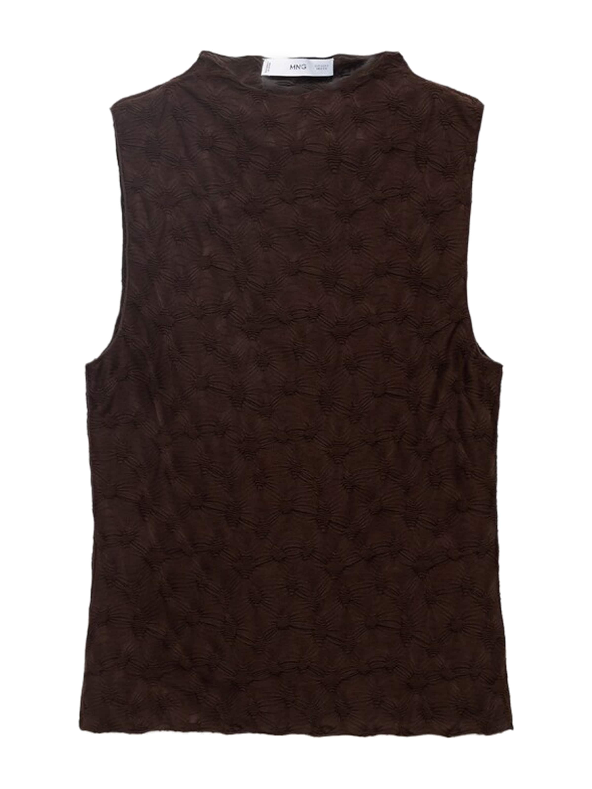 MANGO Topp 'ACADIA' i brun: framsida