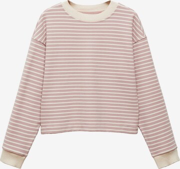 MANGO Sweatshirt in Roze: voorkant