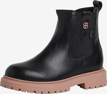 s.Oliver Chelsea Boots in Schwarz: predná strana