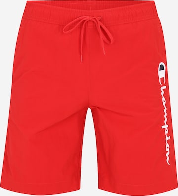 Champion Authentic Athletic Apparel Board Shorts in Red: front