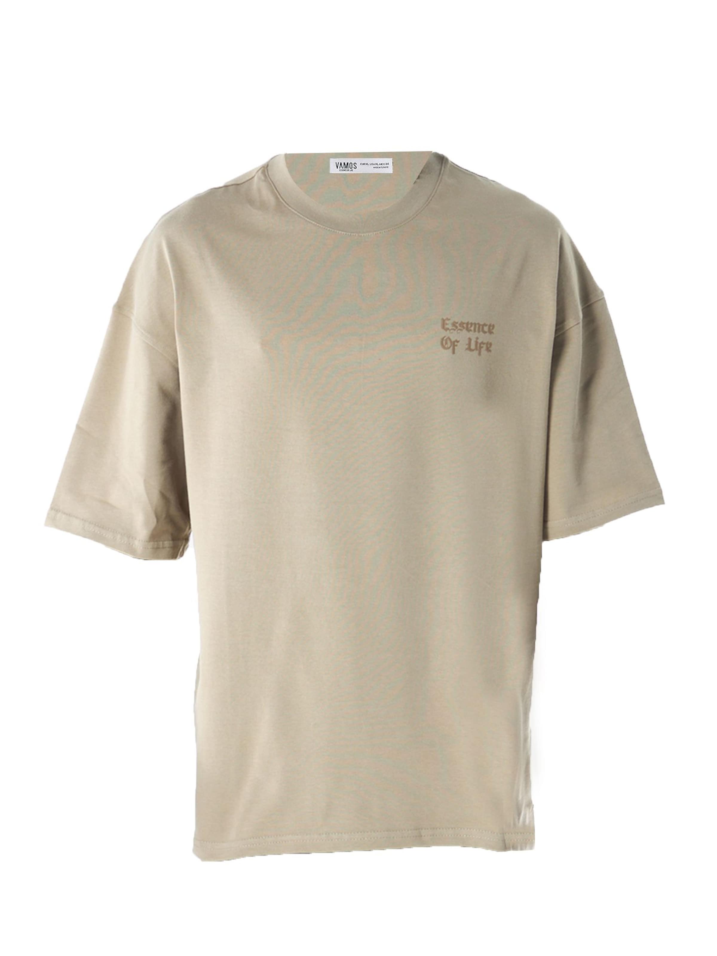 bēšs VAMOS CLO T-Krekls 'Mallow': no priekšpuses