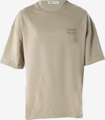 T-Shirt 'Mallow' VAMOS CLO en beige : devant