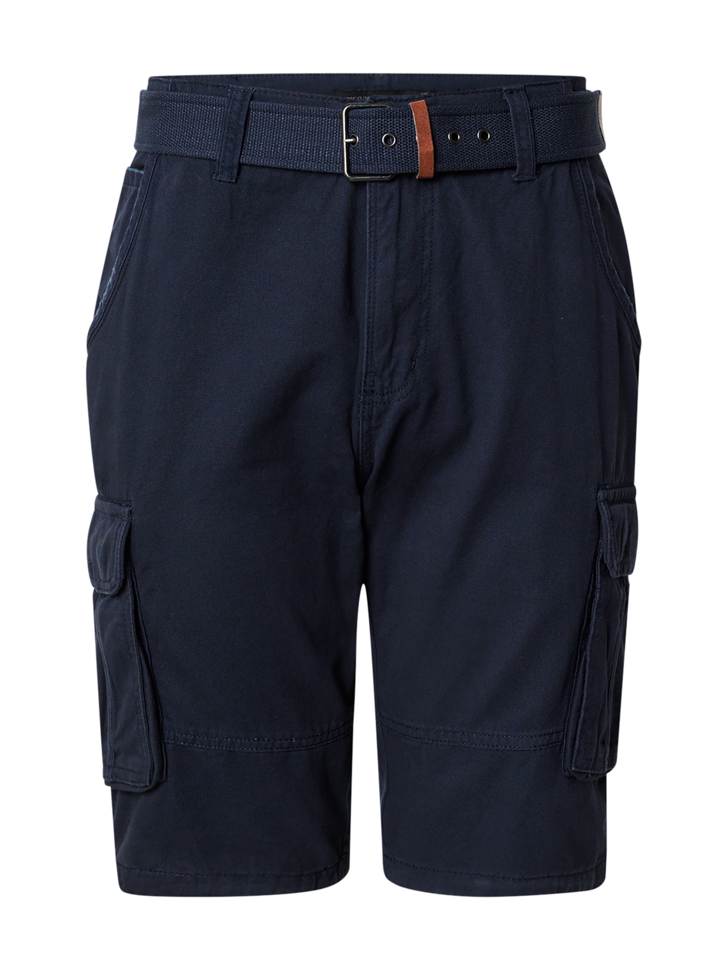 INDICODE JEANS Regular Карго панталон &#x27;Monroe&#x27; в синьо: отпред