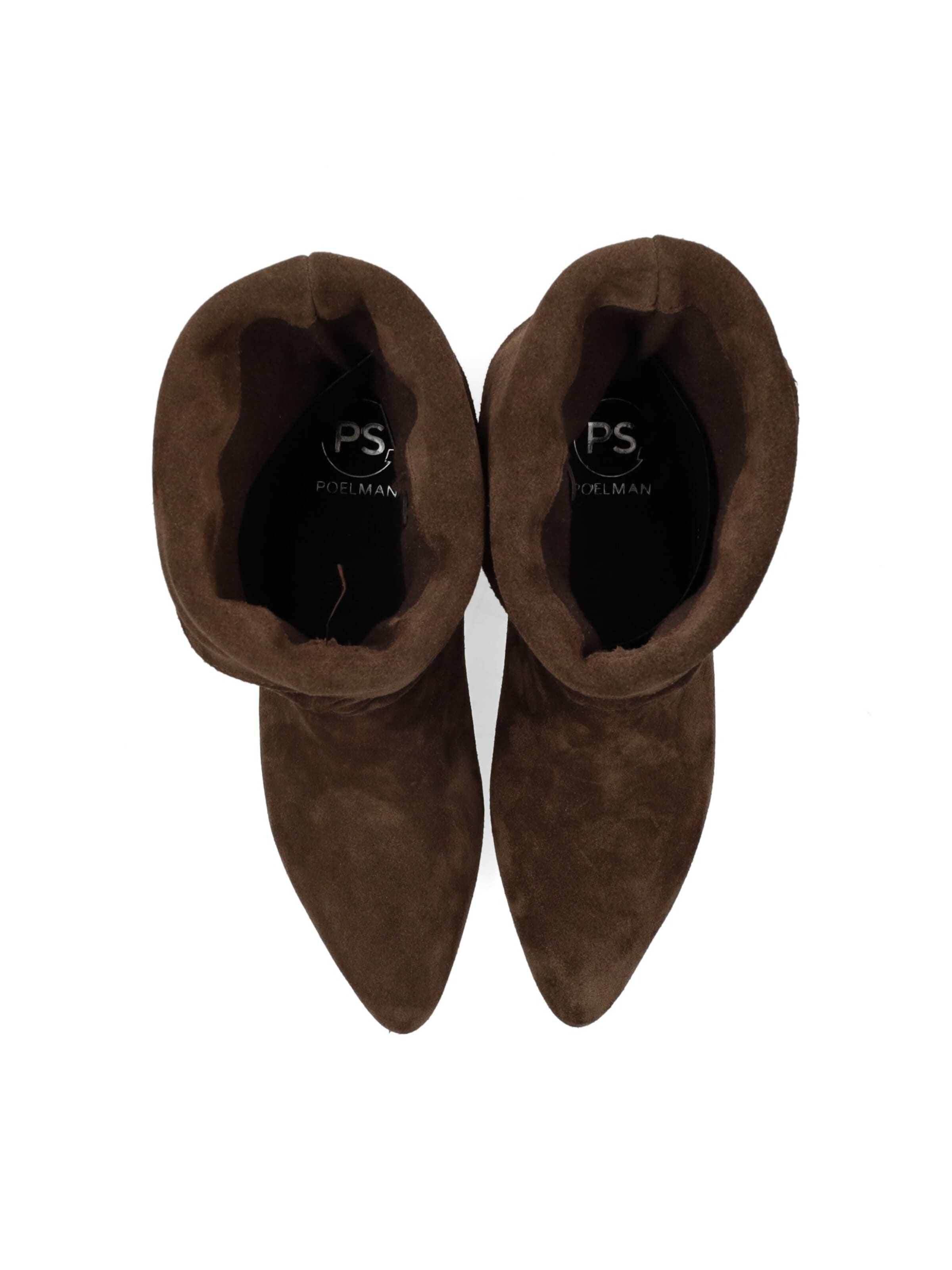 Poelman Ankle boots 'Dorien' in Brown