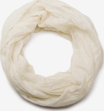 styleBREAKER Schlauchschal 'Seidiger unifarbener Loop' in Beige: Vorderseite