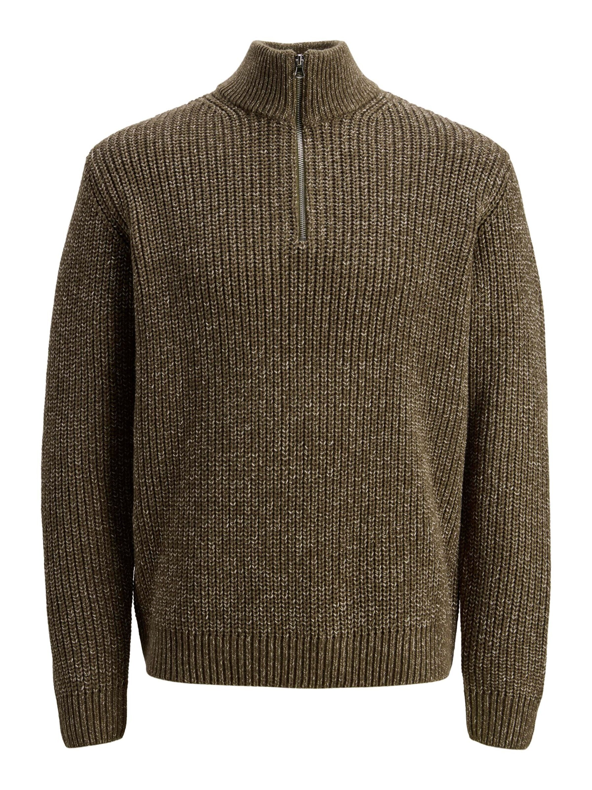 JACK & JONES Sweater in Brown: front