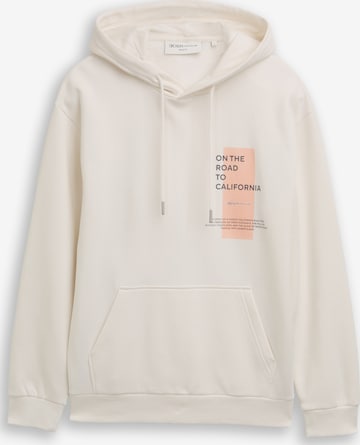 TOM TAILOR DENIM Sweatshirt in Beige: front