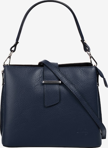 Cluty Handtasche in Blau: Vorderseite