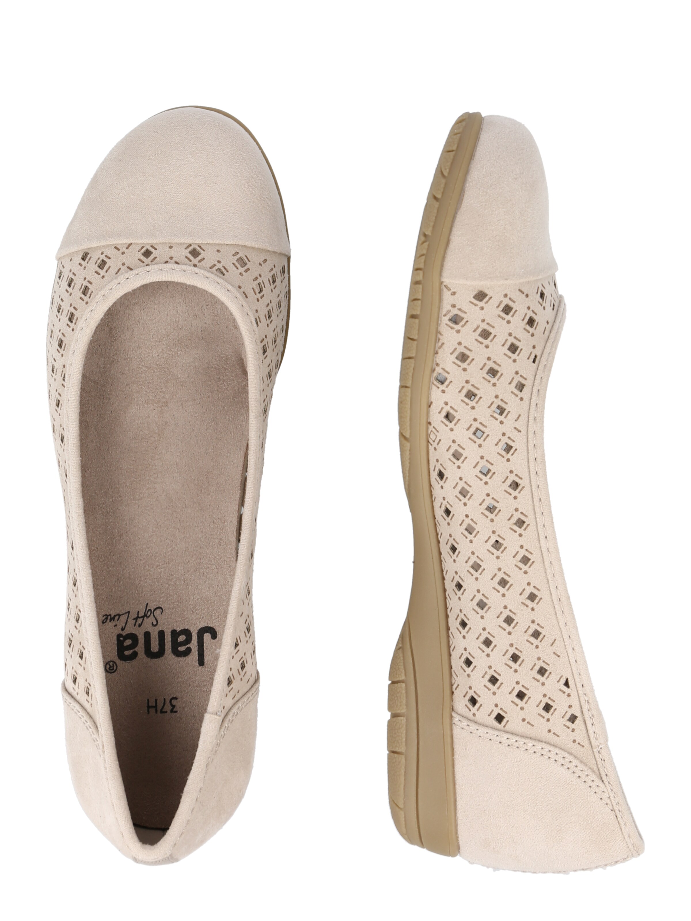 Frauen Ballerinas JANA Ballerina in Beige - GR99252 Frauen Ballerinas JANA Ballerina in Beige - GR99252