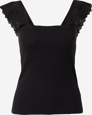 Haut 'EYELET' GAP en noir : devant